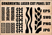Ornamental Laser Cut Panel Set, an Object Graphic by Creativeshirt (Thumbnail 1 of 5)