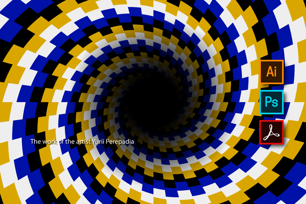 Spiral hole moving illusion, a Healthcare Illustration by Guten Tag Vector (Photo 2 of 2)