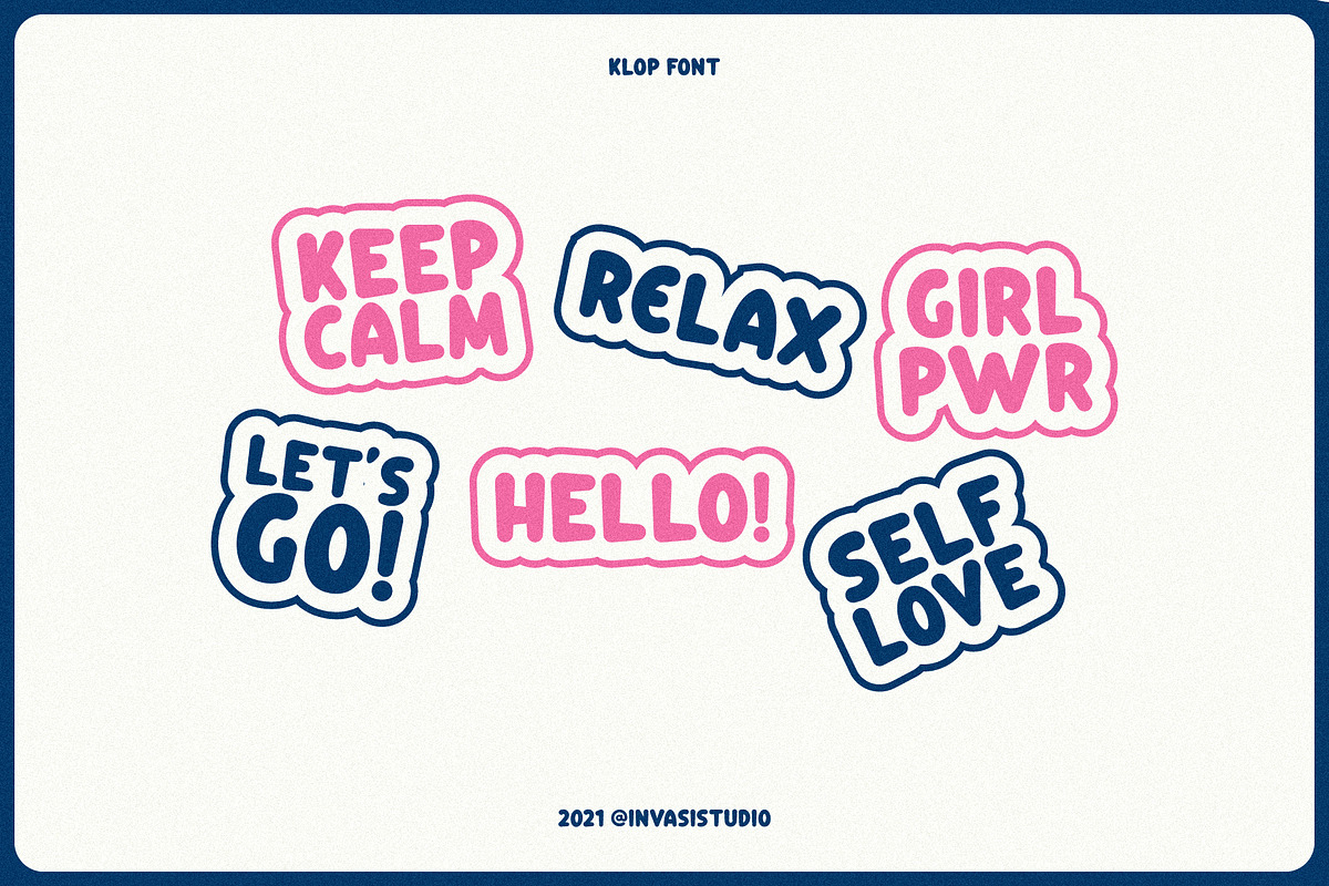 Klop - Friendly Rounded Font, a Sans Serif Font by Invasi Studio (Photo 3 of 10)