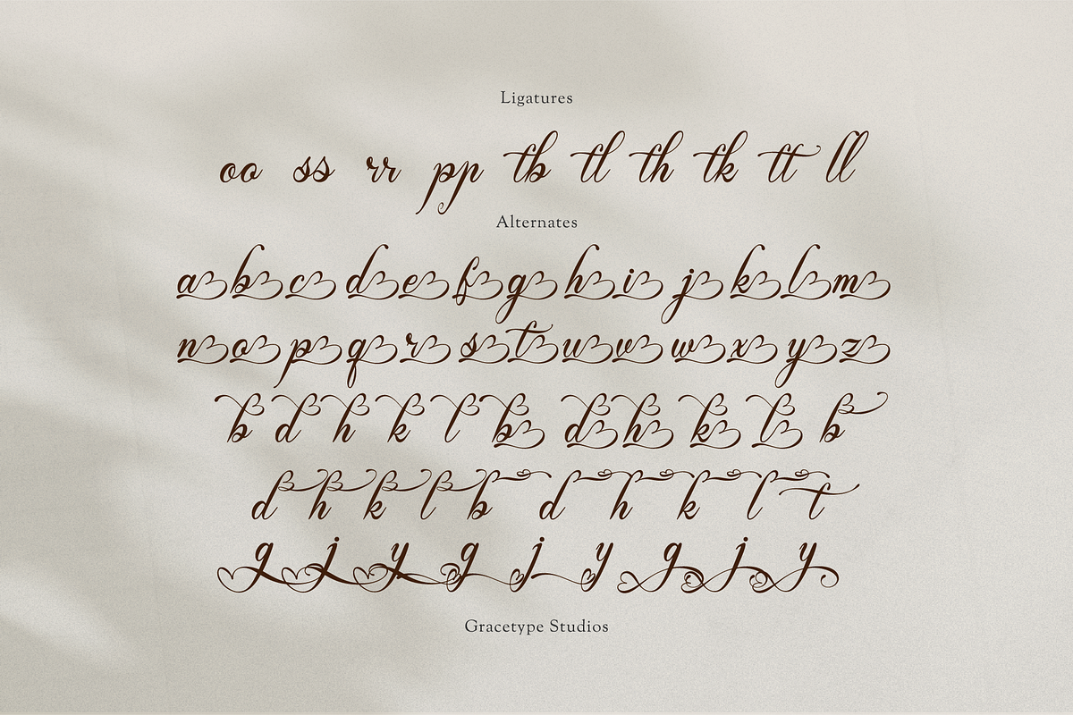 Finytaels | Handwritting Romantic, a Script Font by gracetype_studio (Photo 12 of 12)