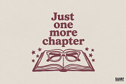 Just One More Chapter PNG, Book, an Illustration by SharpMarketplace (Thumbnail 1 of 4)