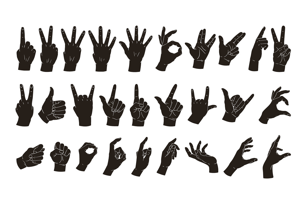 Hands gestures, a Person Illustration by GreenSky (Photo 4 of 7)