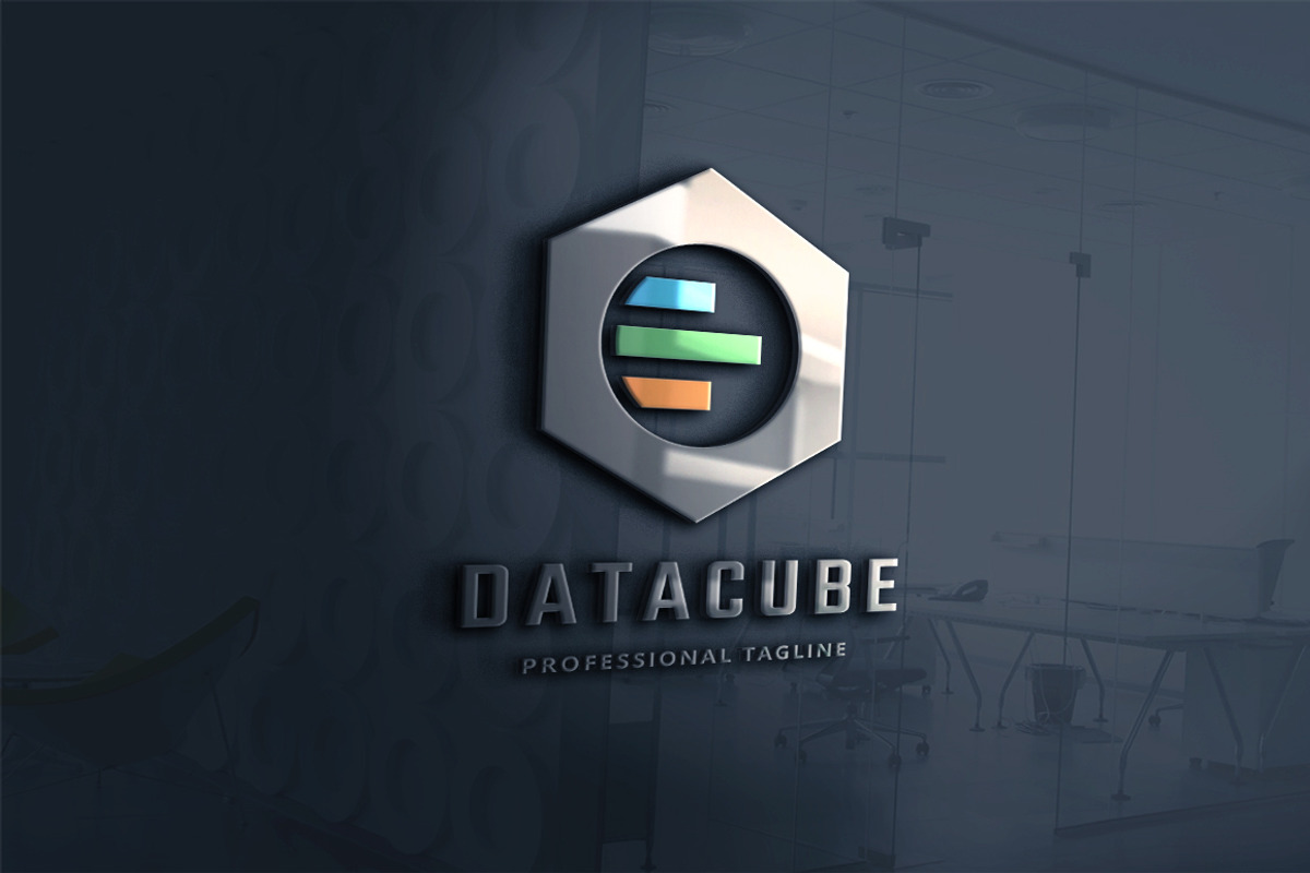 Data Cube Logo, a Branding & Logo Template by Design_Planet