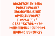 Stylish Chunky - Display Font, a Sans Serif Font by Keithzo (Thumbnail 8 of 8)