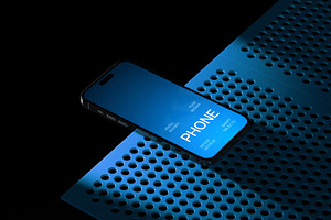Cinematic iPhone 16 Pro Mockup Scene, an iPhone Mockup by Design Squad