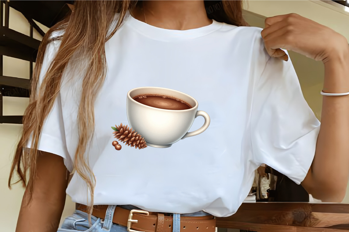 Holiday Cup of Coffee Clipar, an Illustration by CrexoraLab (Photo 3 of 5)