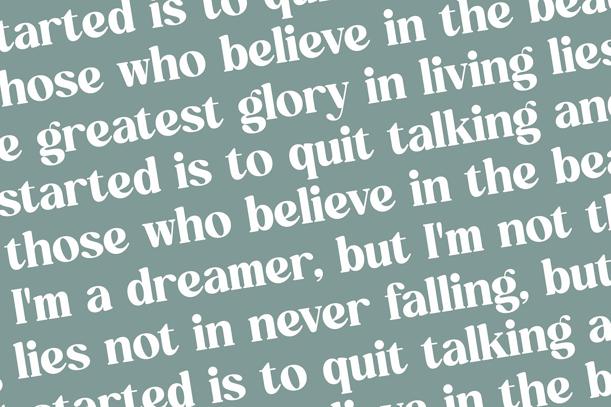 Quick Beach - Modern Retro Serif, a Serif Font by timelesstype.co (Photo 13 of 20)