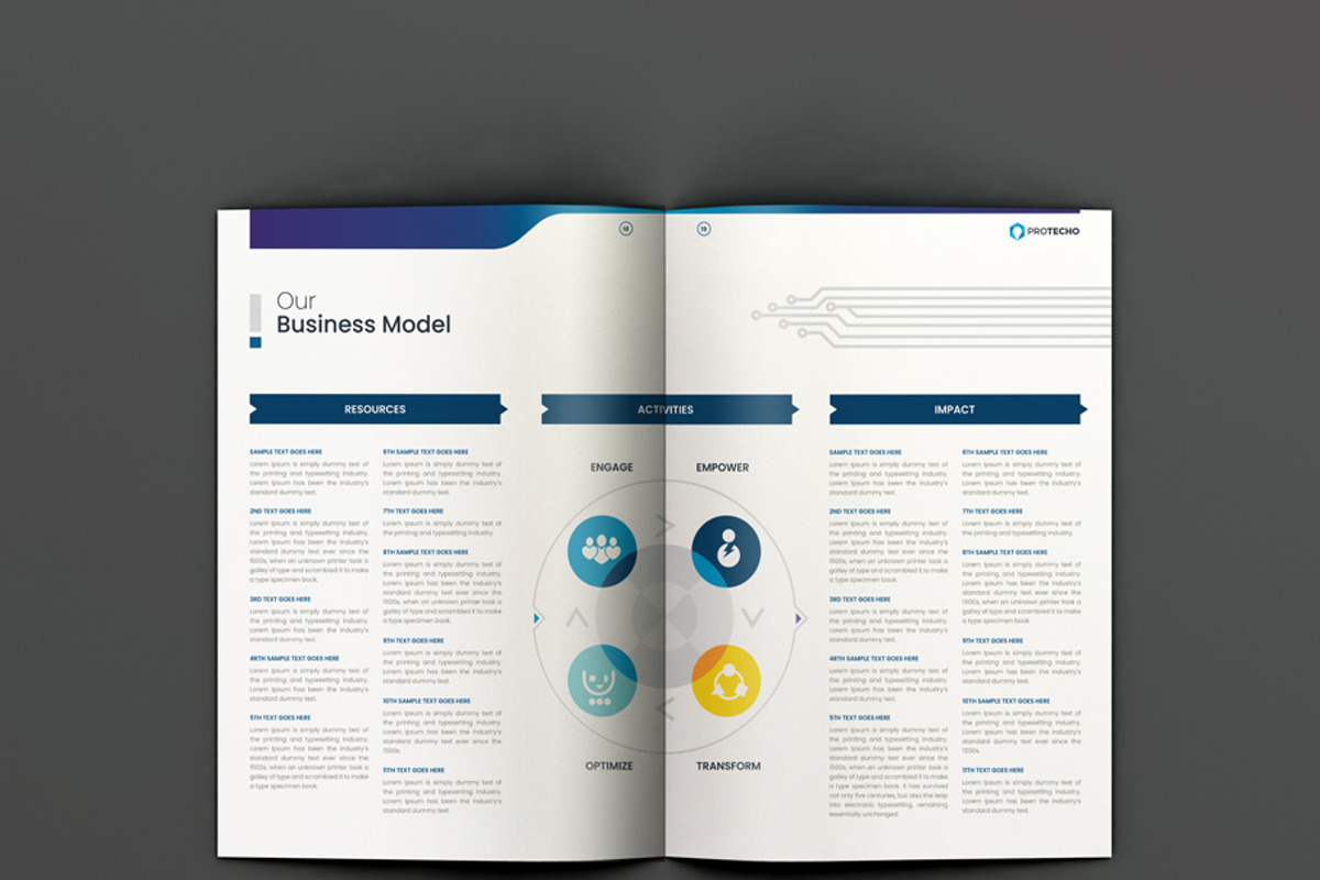 Annual Report, a Brochure Template by xnorpix (Photo 10 of 25)
