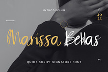Marissa Bellas -ScriptSignature Font