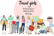 Travel Girls, a Person Illustration by Parinaz Wadia Design (Thumbnail 1 of 3)