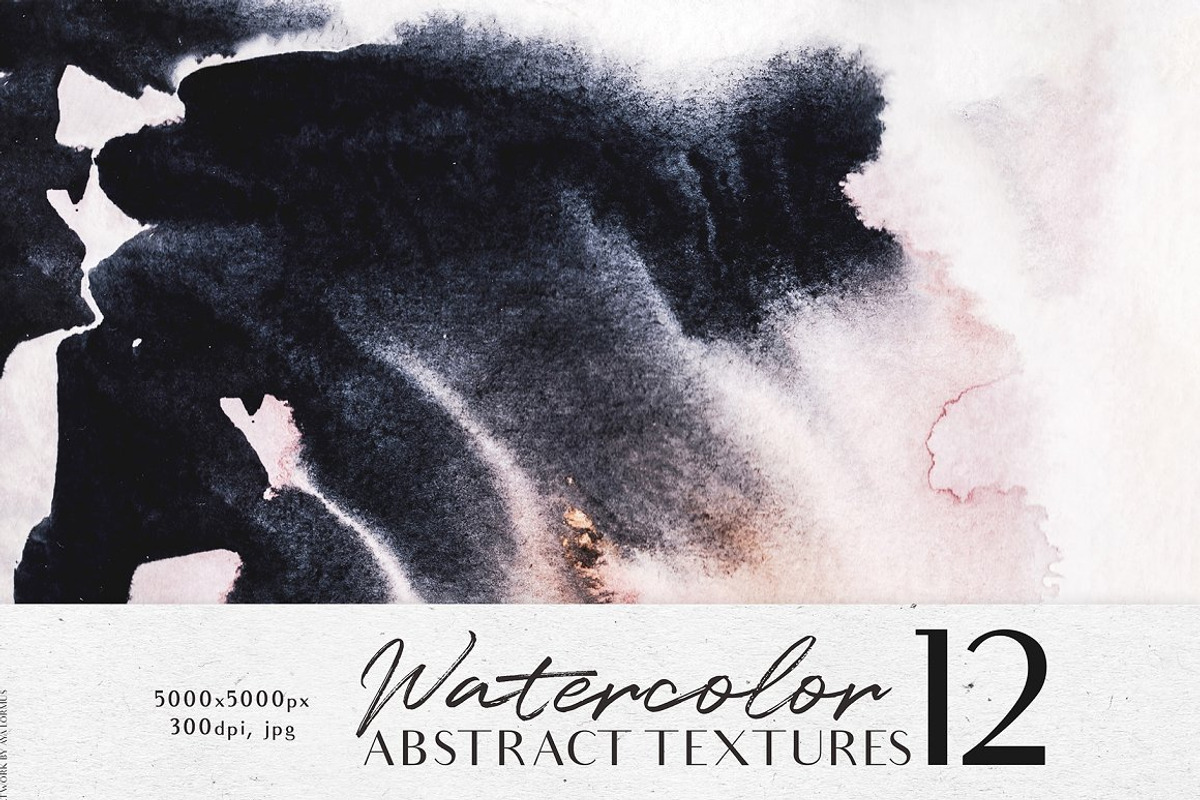Mystical watercolor textures, a Texture Graphic by AyaLormus (Photo 8 of 15)