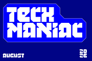 Hexacore Futuristic Display Font, a Symbol Font by Serbaneka Studio (Thumbnail 2 of 7)