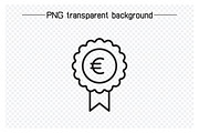 Euro Money Icons Set, an Outline Icon by Designfour (Thumbnail 6 of 7)