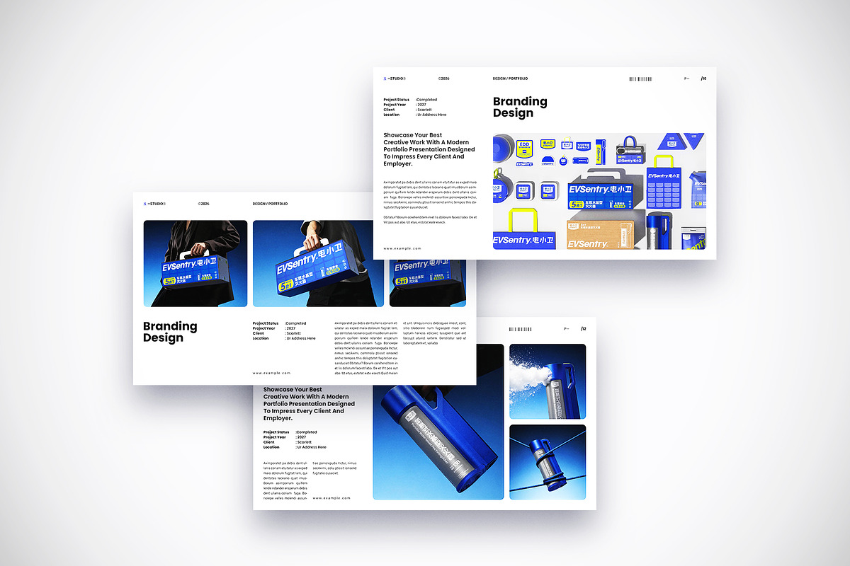 Minimal Design Portfolio Template, a Presentation Template by Studio Monova (Photo 11 of 19)