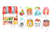Farmers Market Clipart, an Illustration by Writelovely (Thumbnail 2 of 2)