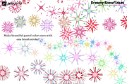 Procreate Dreamy Snowflakes Brushes, a Brush Add-On by Fashion Workshop Bkk (Thumbnail 4 of 21)