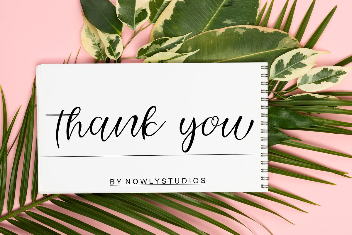 Homhay Script, a Script Font by Nowlystudios (Photo 7 of 7)