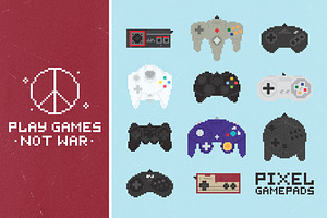 Pixel Gamepads Set