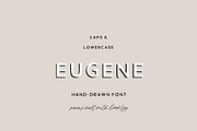 Eugene: Tough & Tender San Serif, a Sans Serif Font by Margot + Co (Thumbnail 1 of 10)