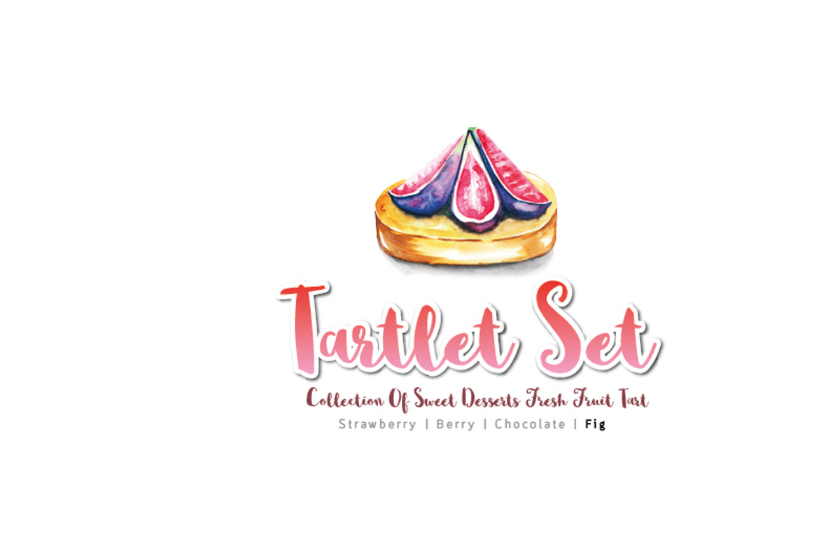 Sweet Dessert  DIY Pack (Tartlet), a Food Illustration by Ora (Photo 5 of 5)