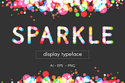 SPARKLE vector display typeface, a Symbol Font by Elena Choo (Thumbnail 1 of 4)