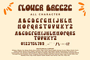 FlowerBreeze - A Groovy Display Font, a Symbol Font by AQR Studio (Thumbnail 6 of 9)