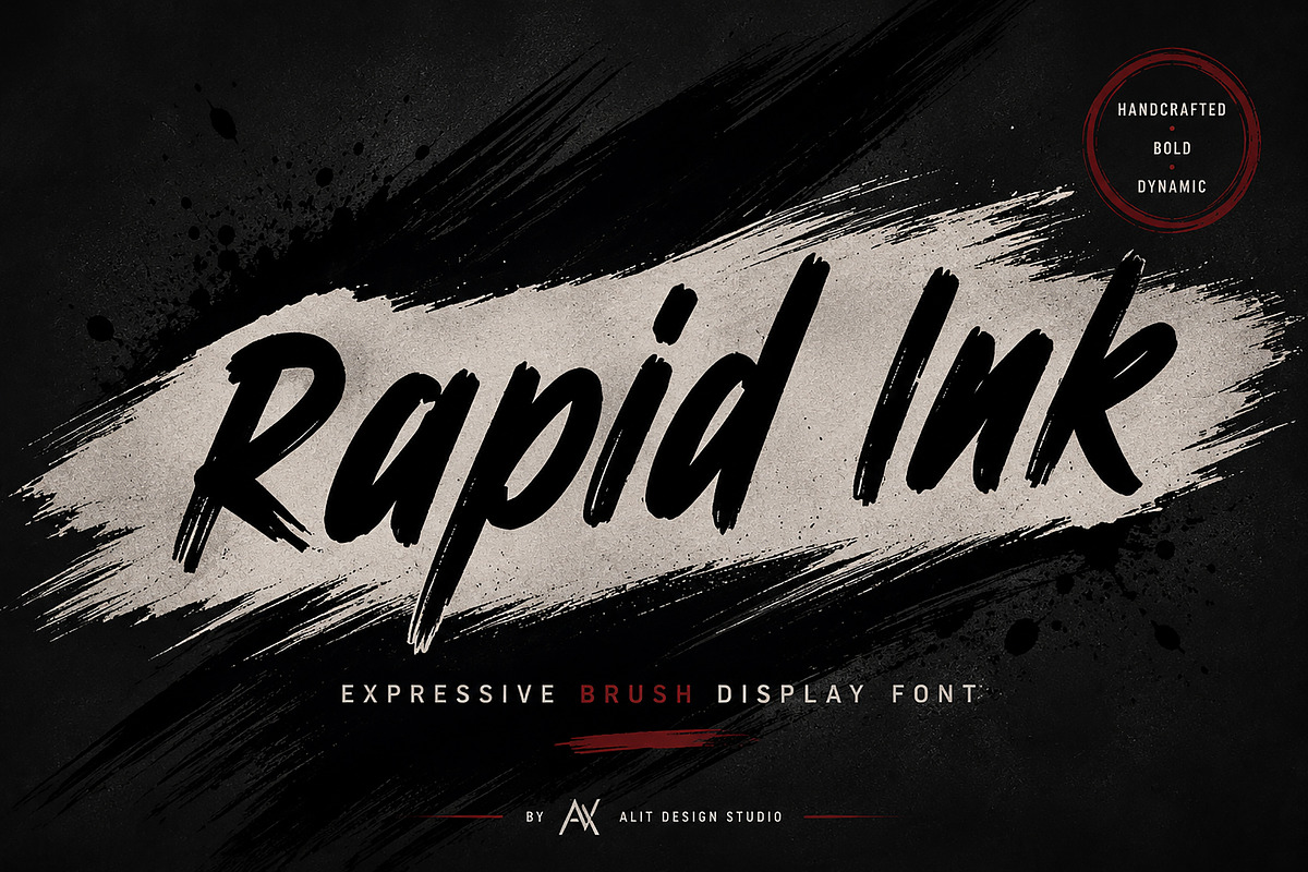 Rapid Ink, a Slab Serif Font by Wow Magic (Photo 1 of 5)