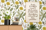4 Seamless Flowers Dandelion Vintage, a Pattern Graphic by Vintage (Thumbnail 7 of 11)