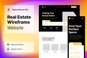 Real Estate Wireframe Website 07