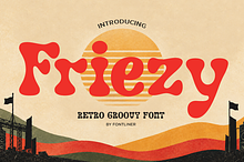Friezy – Retro Groovy Bold Font