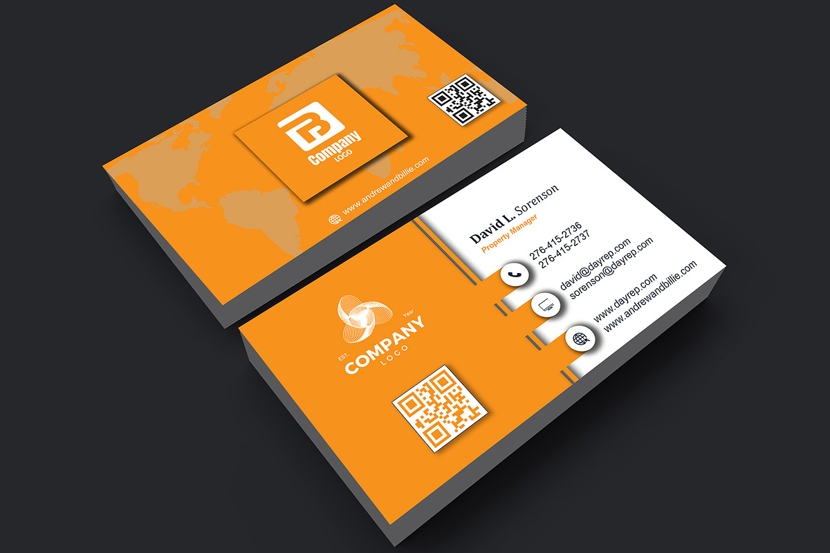 Multipurpose Visiting Card PSD preview 3