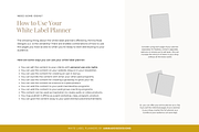 White Label Social Media Planner, a Stationery Template by ammarosedesignsllc (Thumbnail 6 of 10)