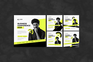 Conference social media template, a Social Media Template by Tanmoy Topu