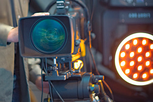 Film director working with professional television camera in bro, a Photo by Pictures for you!!!!!!!!!