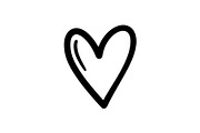 Hand Drawn Heart Doodle Vector Bundl, an Illustration by Creativeshirt (Thumbnail 24 of 48)
