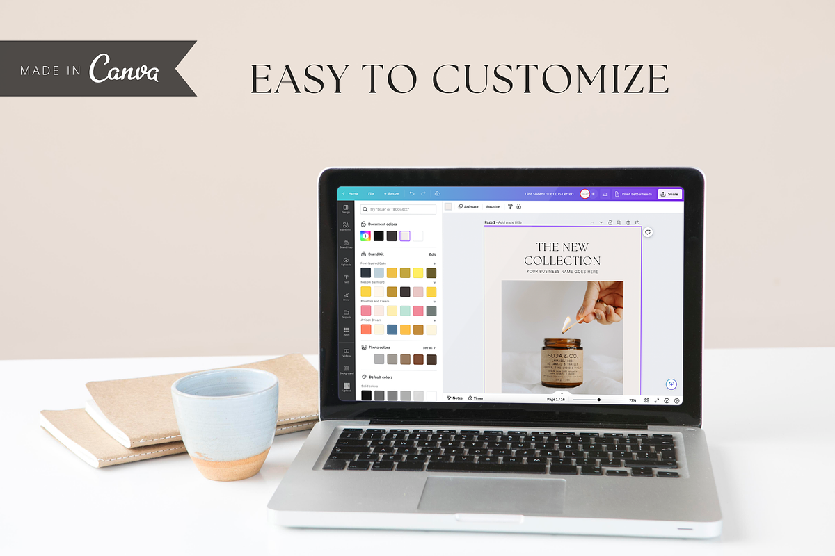 Line Sheet for Wholesale, a Magazine Template by ShopRShop