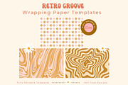 Retro Wrapping Paper Templates, a Stationery Template by Hell Yeah Designs (Thumbnail 5 of 5)