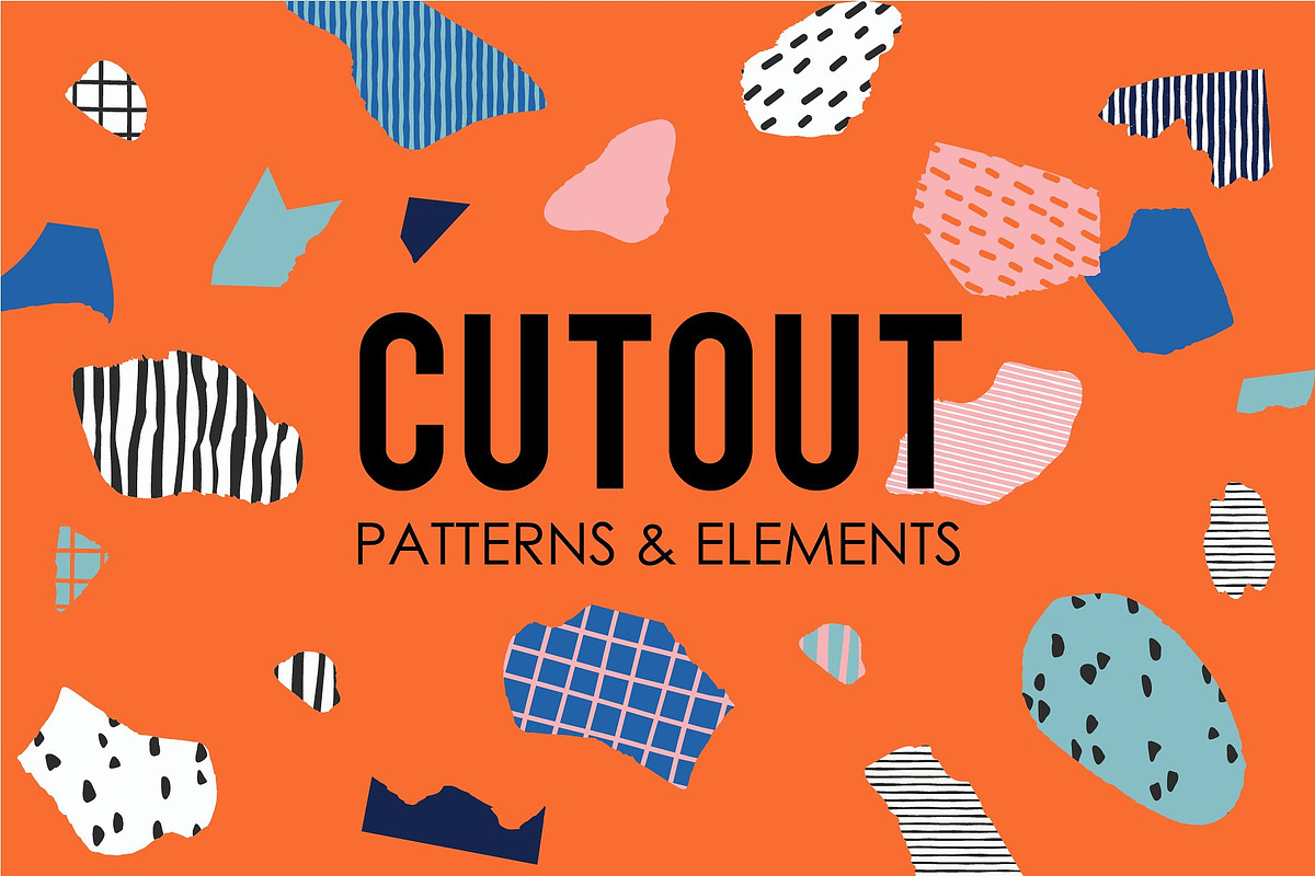 Cutout Patterns & Elements, a Wallpaper Graphic by Bosotochka♥Art (Photo 1 of 13)