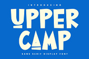 Upper Camp Sans Serif Display Font, a Sans Serif Font by Maulana Creative (Thumbnail 1 of 8)