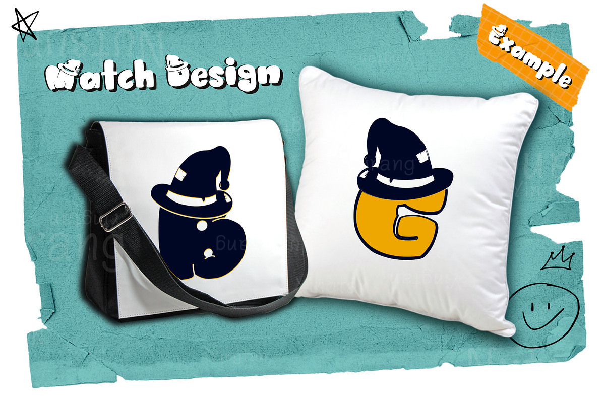 Hat Character Font, a Handwritten Font by N Nakorn Creative (Photo 3 of 9)