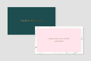 Pure Elegance Business Card Template