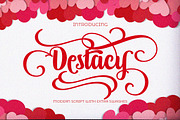 Destacy script, a Script Font by Alandya TypeFoundry (Thumbnail 2 of 8)