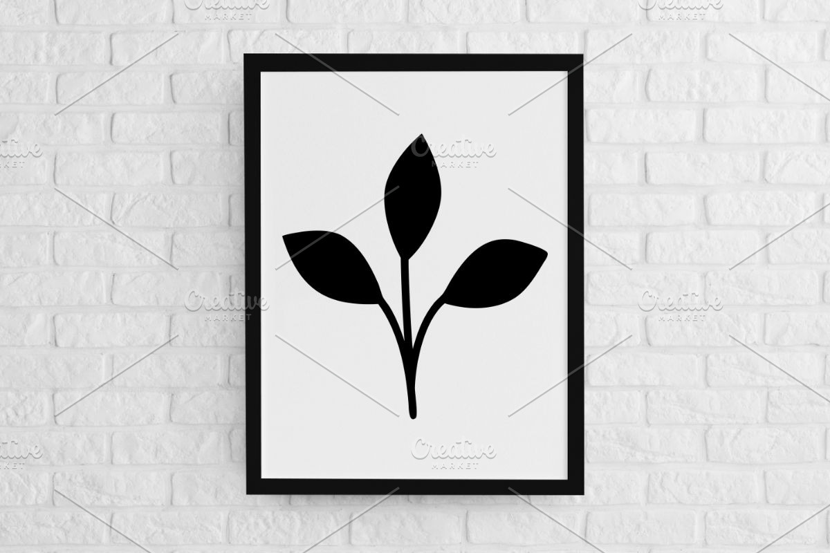 Wild Plants Silhouette SVG, a Decorative Illustration by newminddesign (Photo 2 of 3)