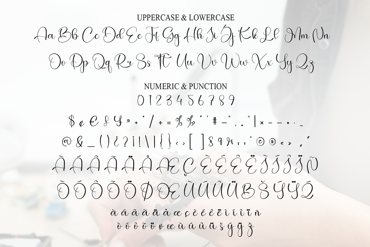 Create | Script Font, a Handwritten Font by Scratchones (Photo 7 of 9)
