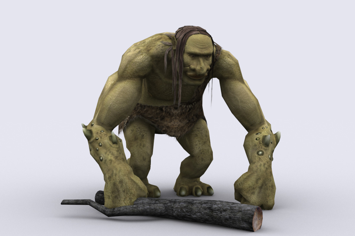 TROLL fbx only, a Characters & Person 3D Model by PROTOFACTOR