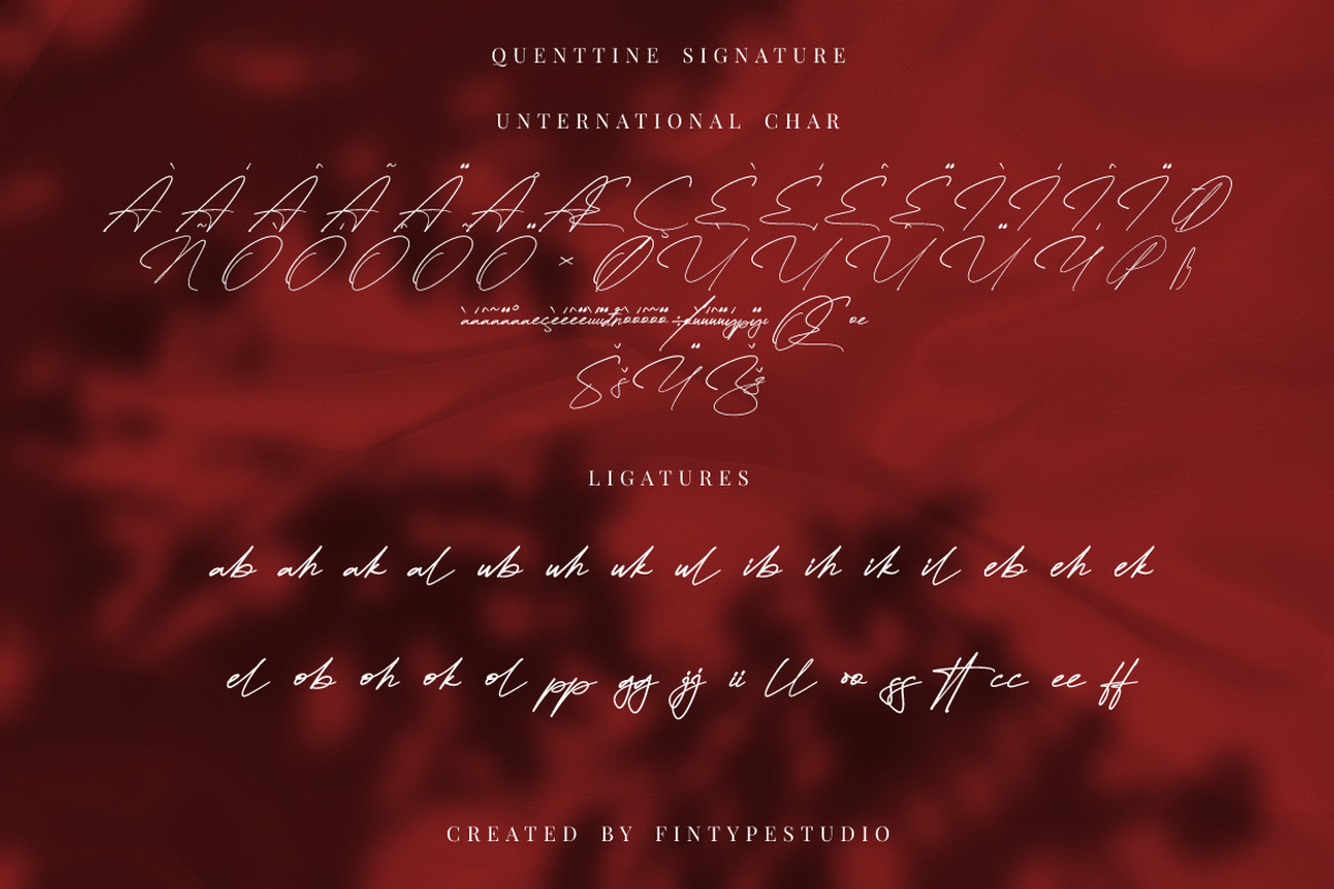 Quenttine Signature Business Font, a Script Font by KennedyStudio (Photo 9 of 11)
