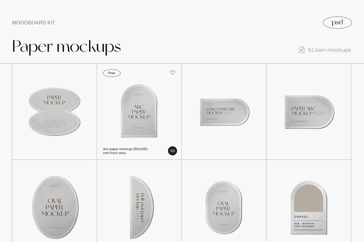 Modern moodboard mockup kit, a Product Mockup by Creatoom (Photo 18 of 23)
