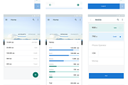 Material UI kit: Money, a Templates & Theme by UI8 (Thumbnail 5 of 8)