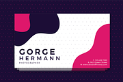 Gorge Hermann Business Card Template, a Business Card Template by D | S Creative Design (Thumbnail 2 of 4)