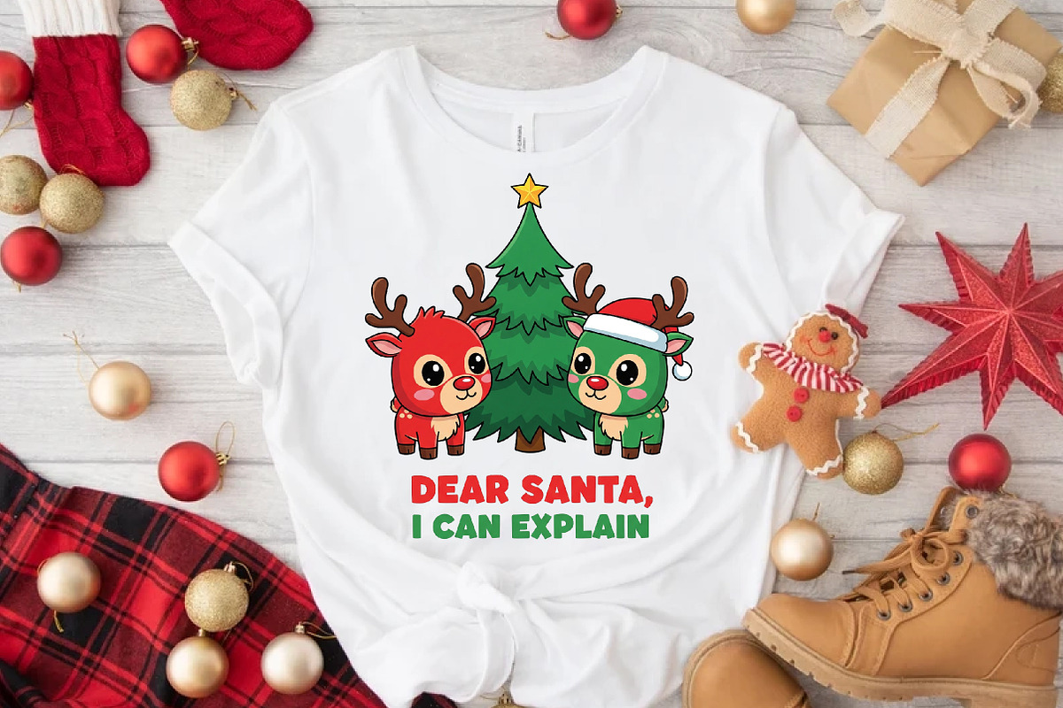 Dear Santa, I Can Explain Christmas, an Illustration by DreamArtGraphic (Photo 5 of 5)